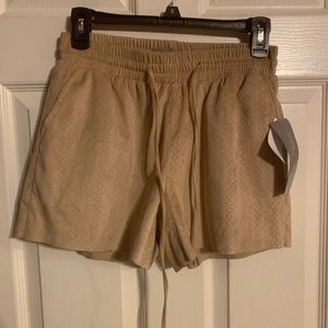 suede bagatelle shorts NWT